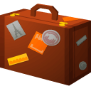 br, suitcase icon