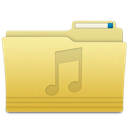 folder, music icon