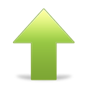 arrow, up, upload icon