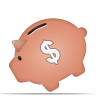 money, piggy bank, piggybank, savings icon