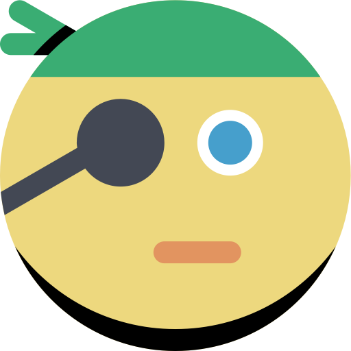 Pirate svg vector icon
