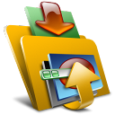 folder,download,bootskin,descending,fall,decrease,down,descend icon