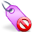 delete, purple, tag icon