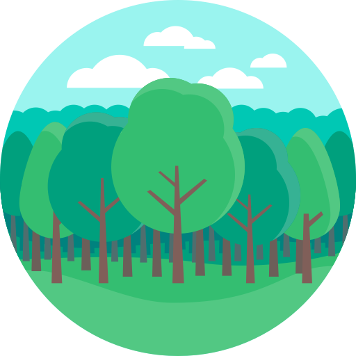 Woods svg vector icon