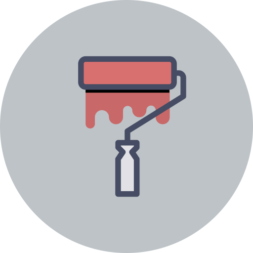 Painting Roller svg vector icon