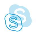 logo, media, skype, social svg vector icon