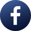 circle, colored, facebook, gradient, media, social, social media svg vector icon