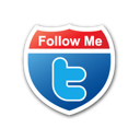road sign, twitter icon