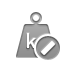 weight,kilogram,cancel icon