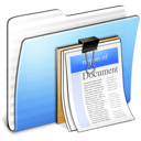 aqua,stripped,folder,document,file,paper icon