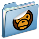 blue,sticker,milo icon