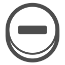 calculate, calculator, delete, minus, negative, remove svg vector icon
