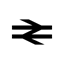 nationalrail,black icon