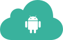 android, cloud, code, mobile, server svg vector icon