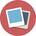 photographs, picture, pictures, polaroids svg vector icon