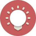 brightness, bulb, light bulb svg vector icon