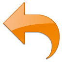 old,edit,undo,arrow,orange,write,writing,return,reset icon