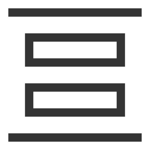 Longitudinal Bisection svg vector icon