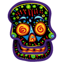 painted,skull icon