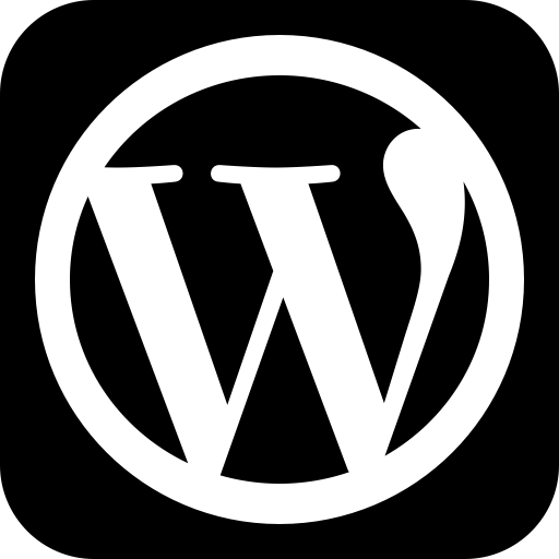 Wordpress svg vector icon