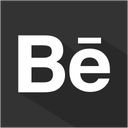 behance, media, set, shadow, social icon