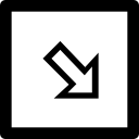 arrow, direction, point, pointer svg vector icon
