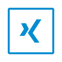 connection, media, network, social, square, squared, xing svg vector icon