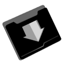 download,folder,descending,fall,decrease,down,descend icon