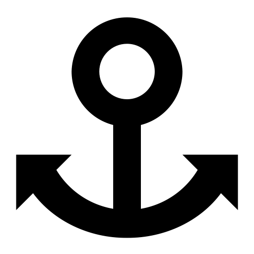 Anchor svg vector icon