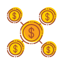 bank, crowdfunding, financial, internet, technology svg vector icon