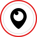 brand, logo, media, periscope, social svg vector icon