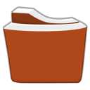 red,orange,folder icon