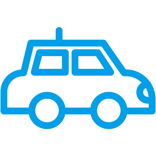 Taxi svg vector icon