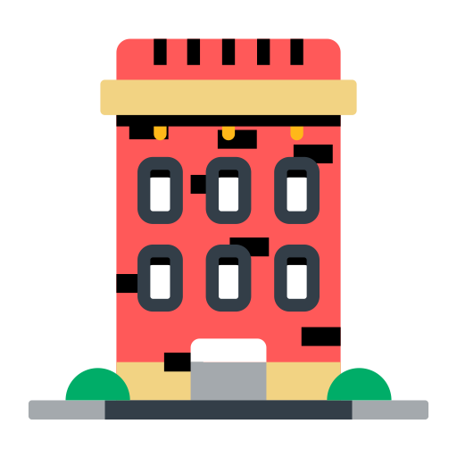 Building svg vector icon
