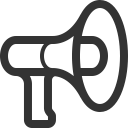 megaphone svg vector icon