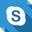 logo, media, skype, social, social media, square svg vector icon