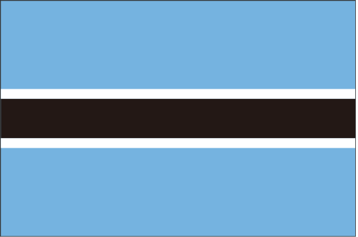 Botswana svg vector icon