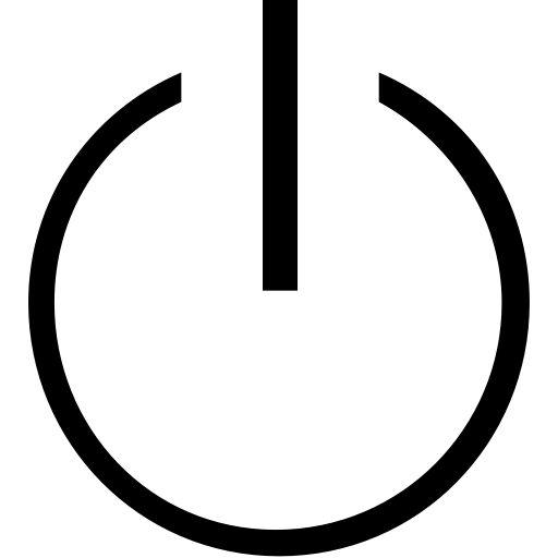 Shutdown svg vector icon