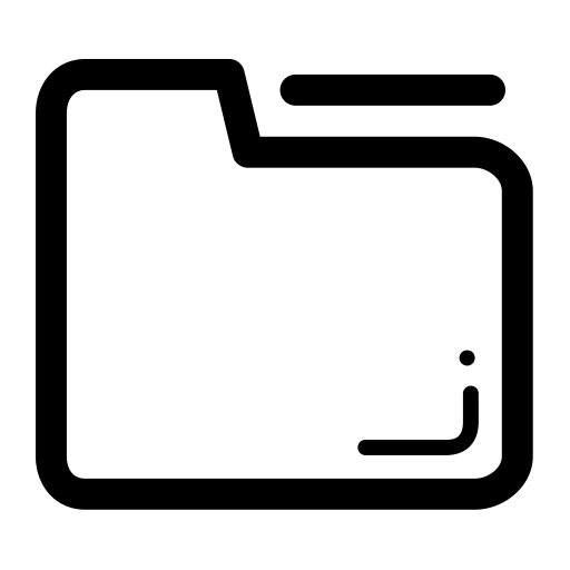 Folder svg vector icon