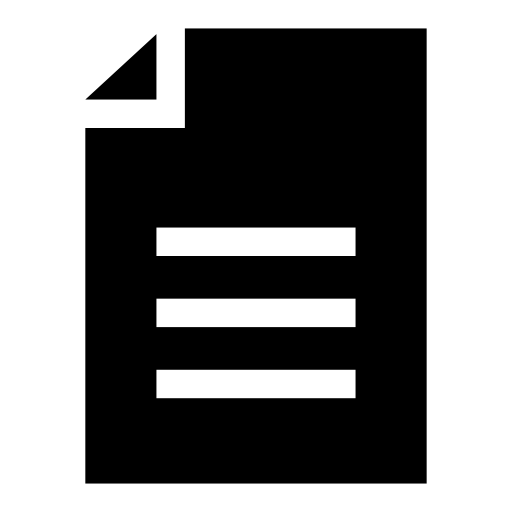 Document svg vector icon