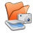 folder,orange,scanner,camera,photography icon