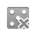 game,dice,cross icon