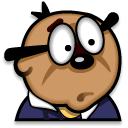 shocked,penfold icon