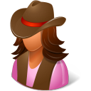 cowgirl icon