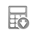 calculator,down icon