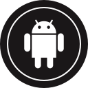 android, logo, media, social svg vector icon