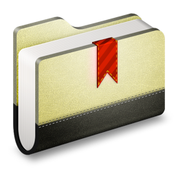 folder, library icon