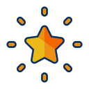 christmas, decorate, decoration, star, tree svg vector icon
