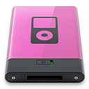 b, ipod, pink icon