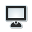monitor, sticker icon
